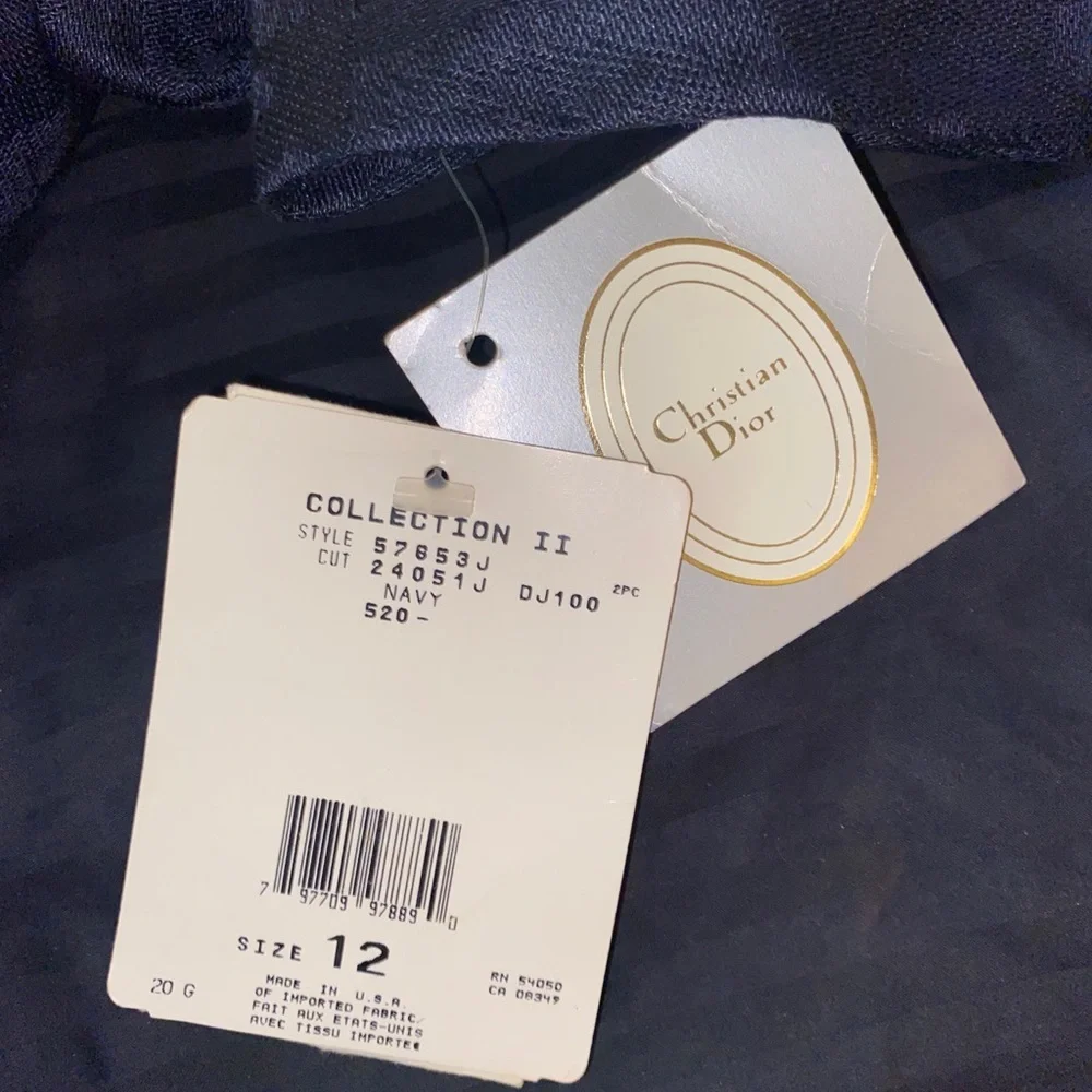 NWT Christian Dior Collection II Vintage Blazer